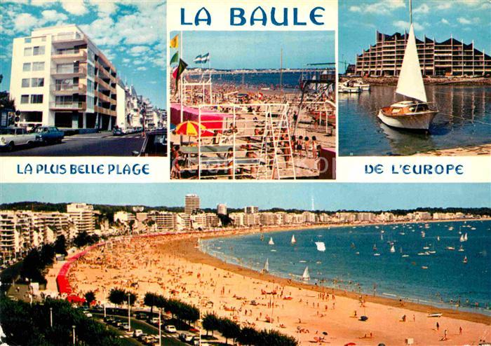 La Baule-Escoublac Fliegeraufnahme mit Strand