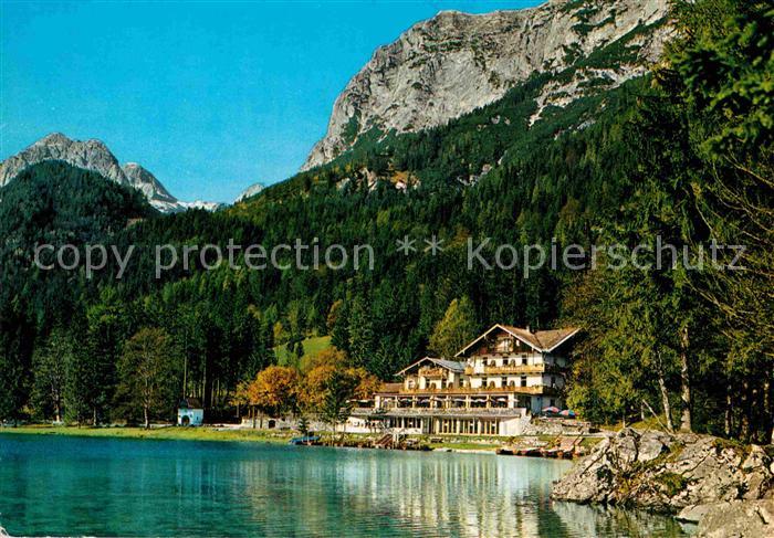 Hintersee Berchtesgaden Seehotel Gamsbock