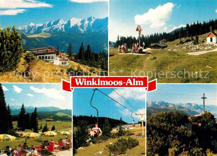 Winklmoos Winkelmoos mit Duerrnbachhorn Sesselbahn Loferer Steinberge