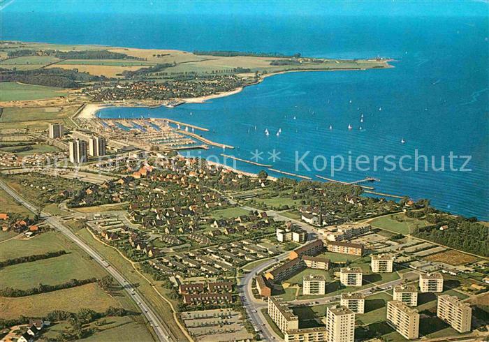 Schilksee Fliegeraufnahme mit Hafen