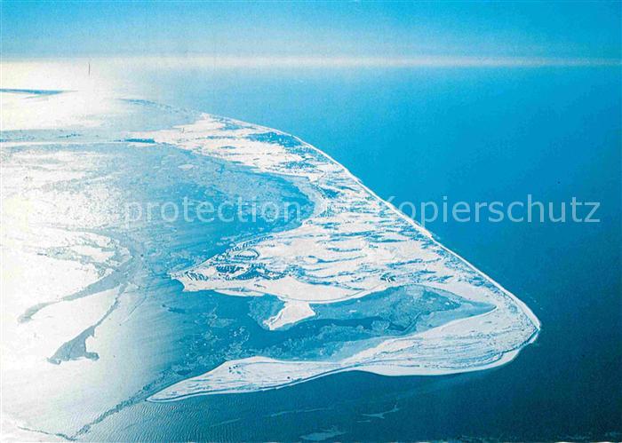 Sylt Fliegeraufnahme im Winter von Norden