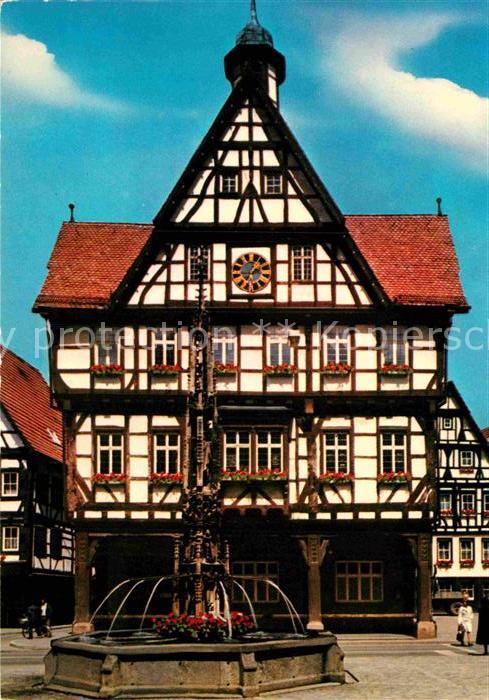 Urach Bad Fachwerk Brunnen