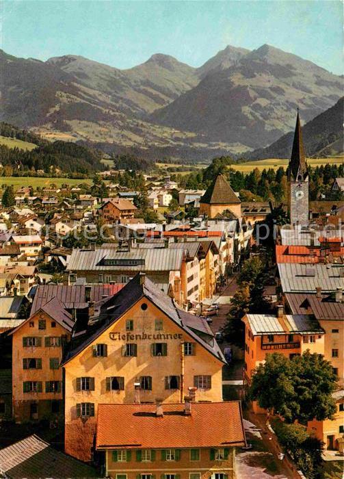 Kitzbuehel Tirol Blick von Pfarrkirche