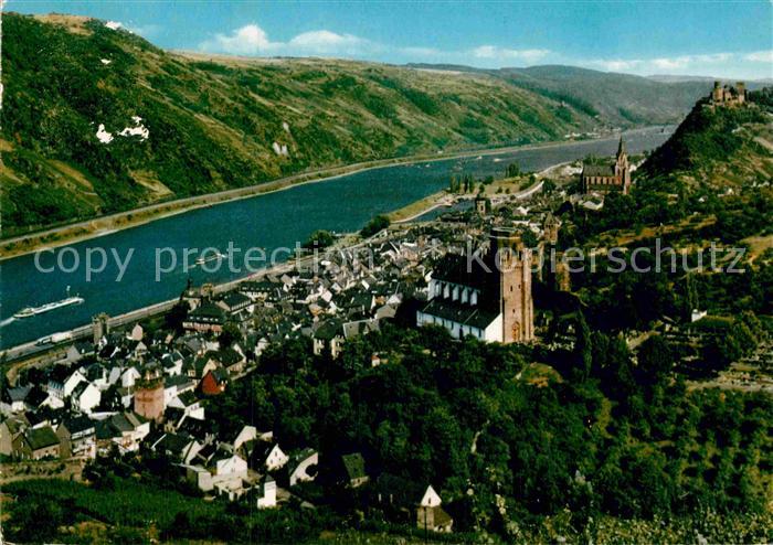 Oberwesel Rhein Fliegeraufnahme