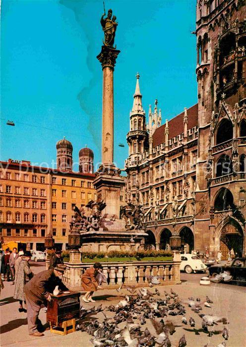 Muenchen Bayern Marienplatz