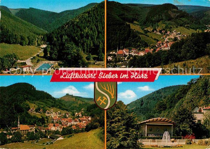 Sieber Herzberg am Harz Osterode Niedersachsen Fliegeraufnahme Freibad Konzertp