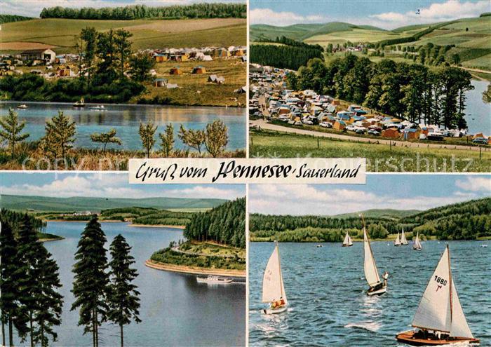 Hennesee Meschede Camping Segelboote