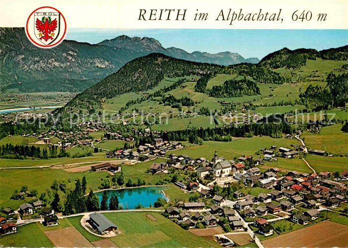 Reith Alpbachtal Fliegeraufnahme Strand am Reithersee