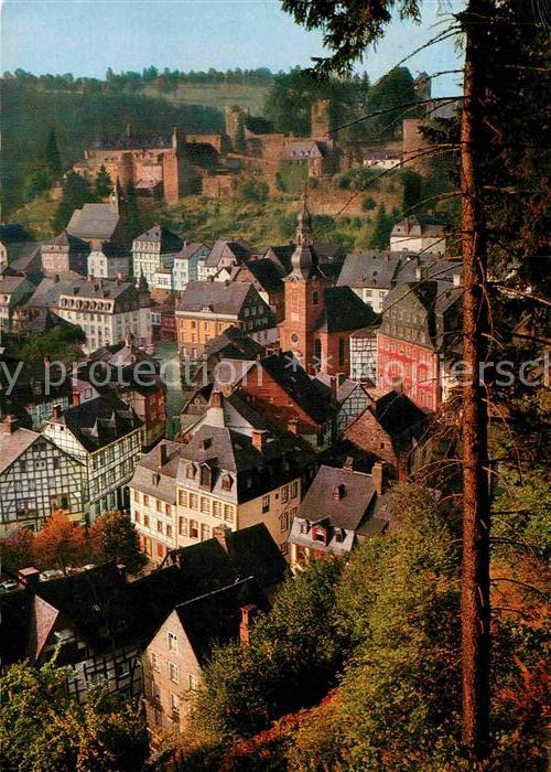 Monschau Montjoie NRW mit Schlossruine