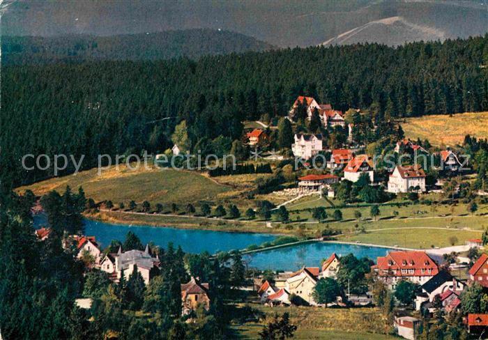 Hahnenklee-Bockswiese Harz Fliegeraufnahme Kurteiche