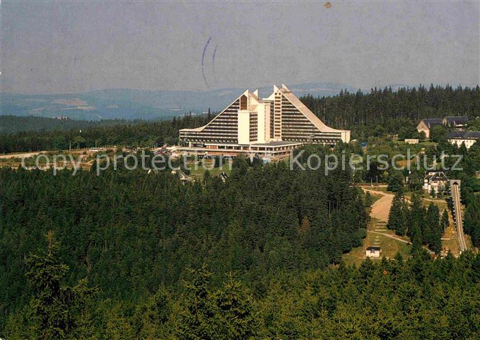 Oberhof Thueringen Fliegeraufnahme Hotel Panorama