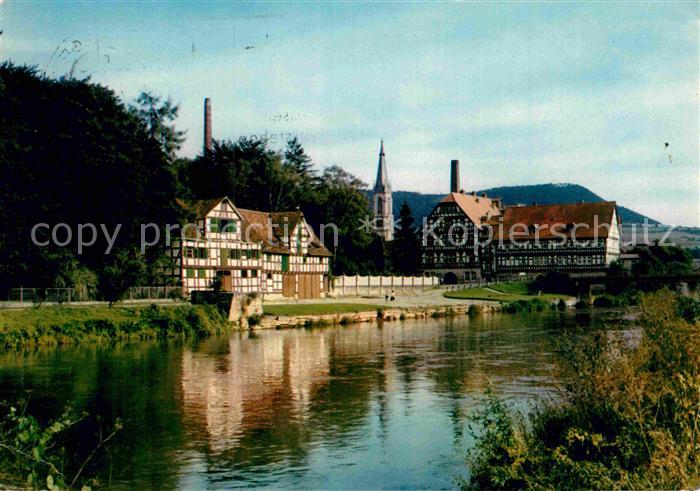 Wanfried Werrapartie mit Fachwerk