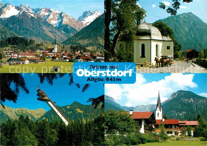 Oberstdorf Lorettokapelle Flugschanze Birgsautal Schattenberg