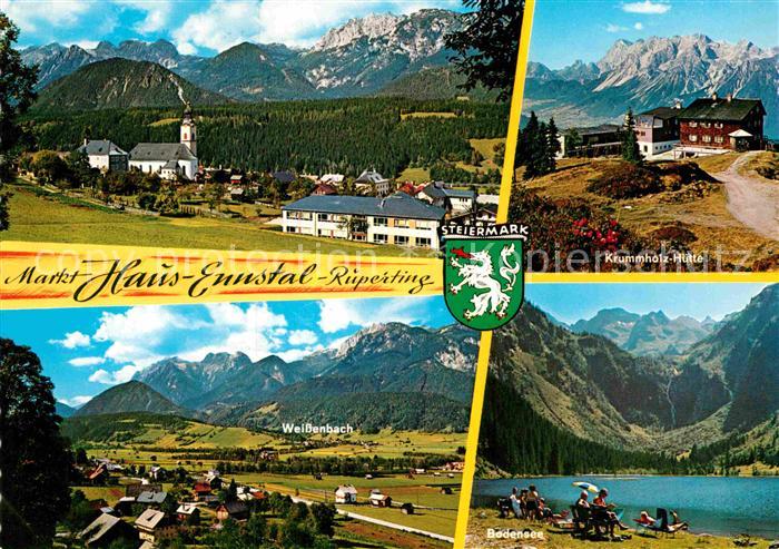 Weissenbach Enns Markt Haus Ennstal Ruperting Seepartie Krummholz-Huette