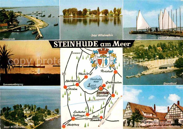 Steinhude Insel Wilhelmstein Anlegesteg Promenade Strandbad