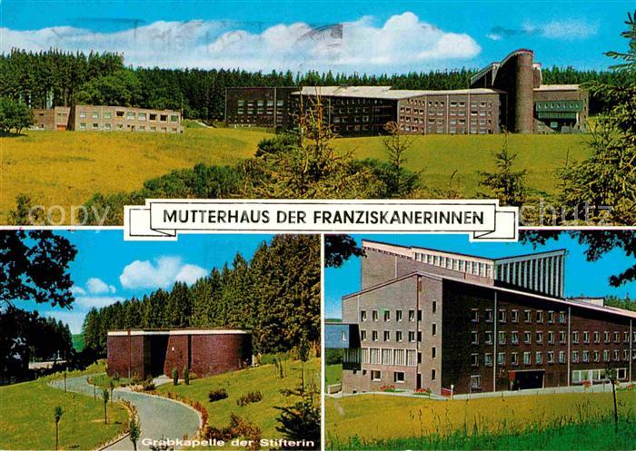 Olpe Biggesee Mutterhaus der Franziskanerinnen Grabkapelle der Stifterin