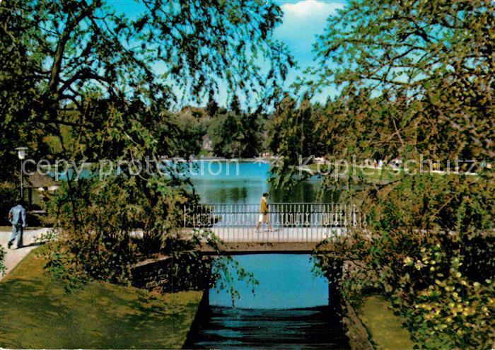 Bad Meinberg Kurpark mit Stausee
