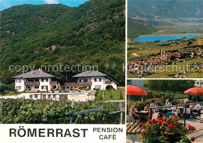 Kaltern Weinstrasse Tirol pension Roemerrast Terrasse Panorama