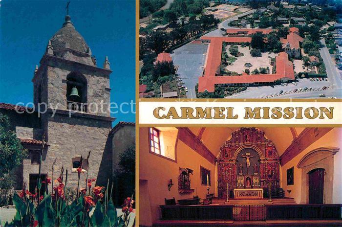 Carmel California Fliegeraufnahme Mission Kirche