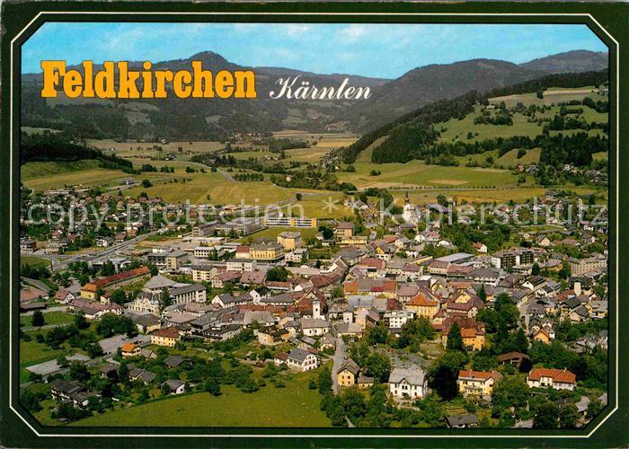 Feldkirchen Kaernten Fliegeraufnahme