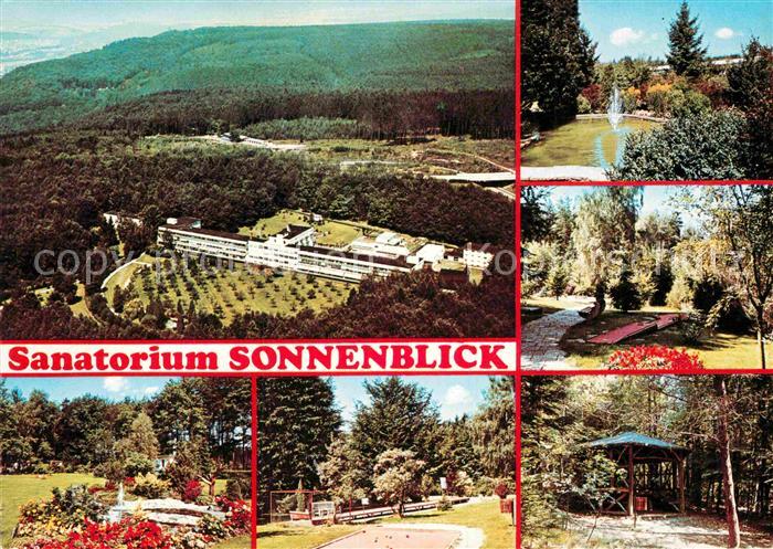Marburg Lahn Fliegeraufnahme Sanatorium Sonnenblick