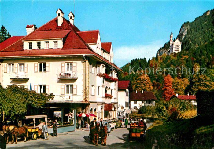 Hohenschwangau Blick zum Schloss Neuschwanstein