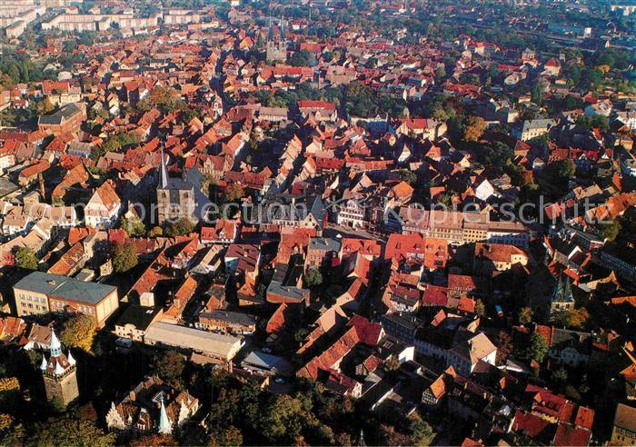 Quedlinburg Harz Fliegeraufnahme