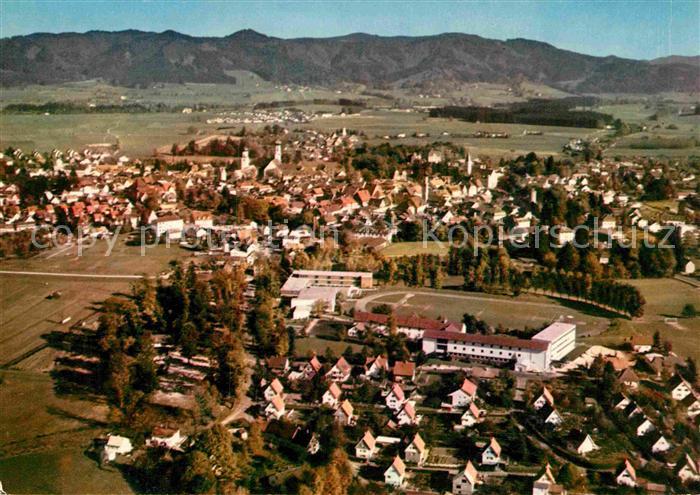 Isny Allgaeu Fliegeraufnahme