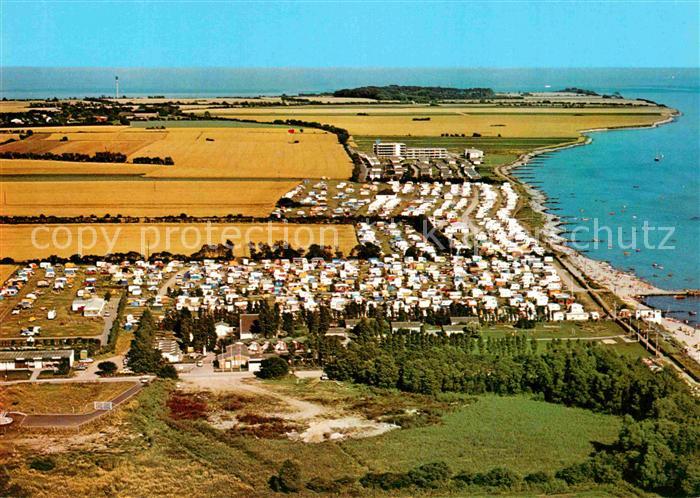 Fehmarn Fliegeraufnahme Campingplatz Menschendorf