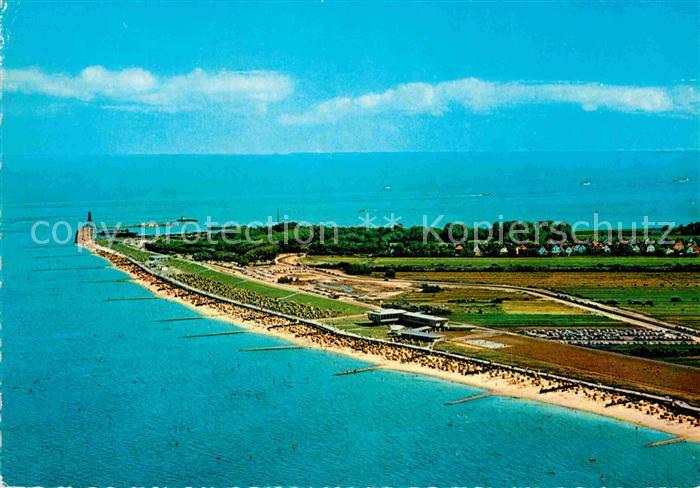 Cuxhaven Doese Nordseebad Fliegeraufnahme