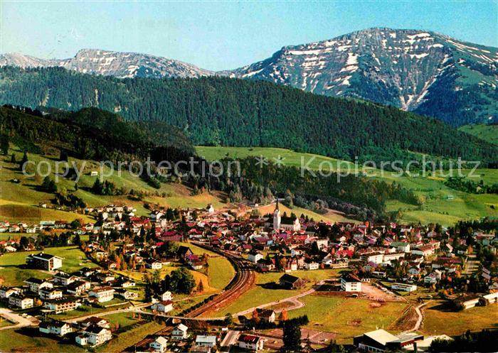 Oberstaufen Oberallgaeu Bayern Rindalphorn Hochgrat