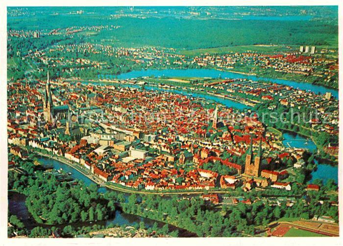 Luebeck Fliegeraufnahme