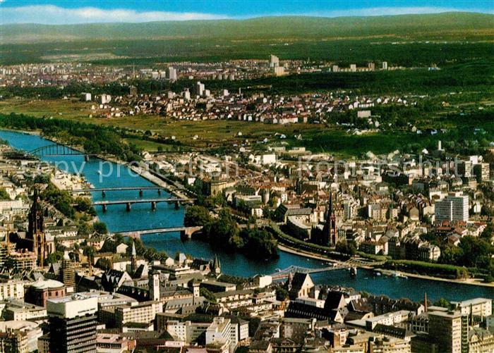 Frankfurt Main Fliegeraufnahme