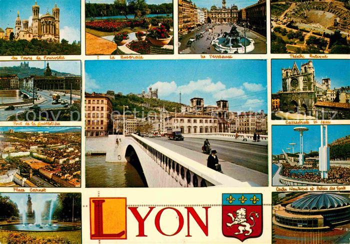 Lyon France Stadtansichten