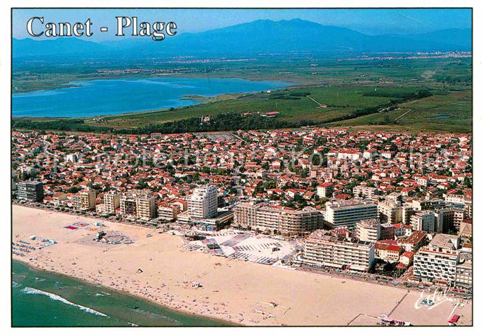 Canet Plage Fliegeraufnahme Strand