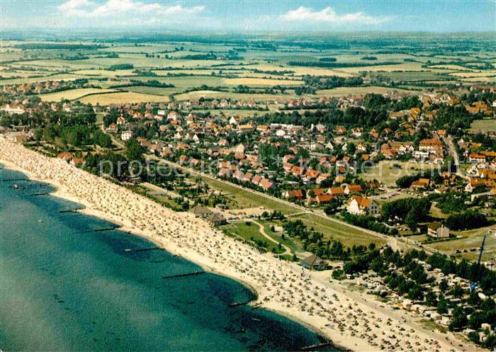 Groemitz Ostseebad Fliegeraufnahme Strand
