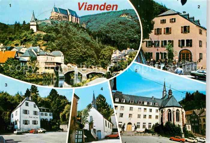 Vianden Auberge de Jeunesse Hotel de Ville Eglise Trinitaire