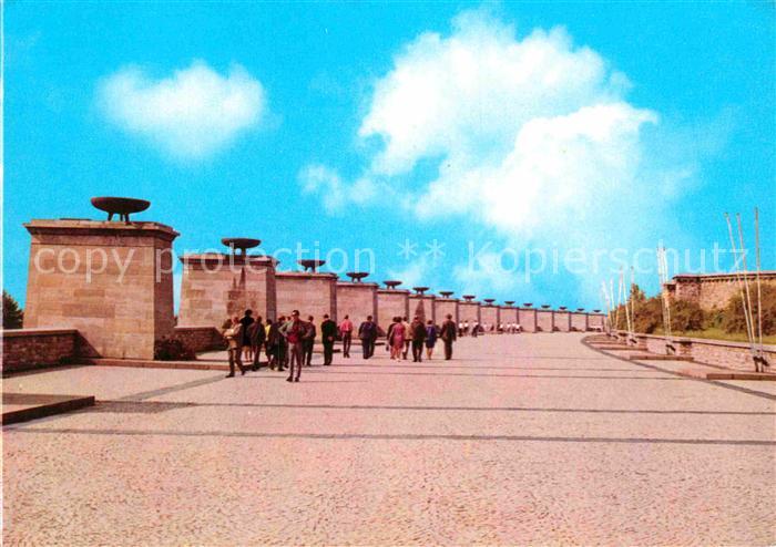 Buchenwald Weimar Mahn- und Gedenkstaette Strasse der Nationen