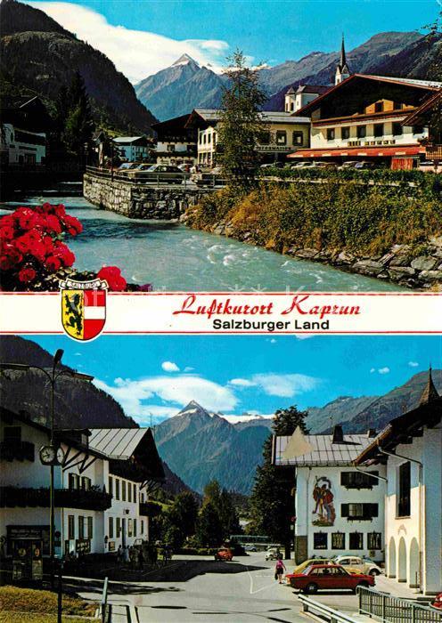 Kaprun Ortspartie mit Kitzsteinhorn