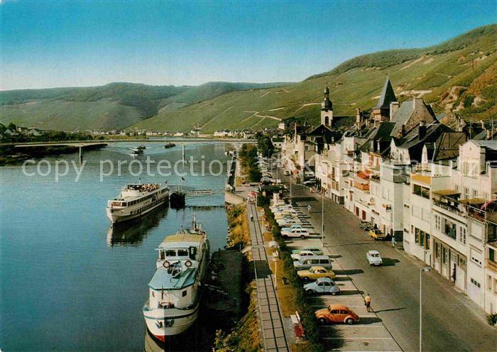 Zell Mosel Moselpartie Stadt der Schwarzen Katz