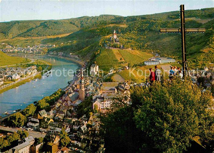 Cochem Mosel Moselpartie mit Pinnerkreuz