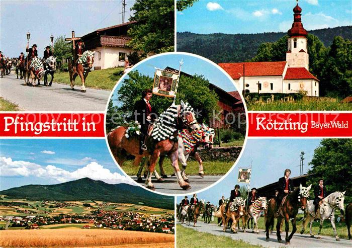 Koetzting Bad Pferdeaufmarsch Kirche