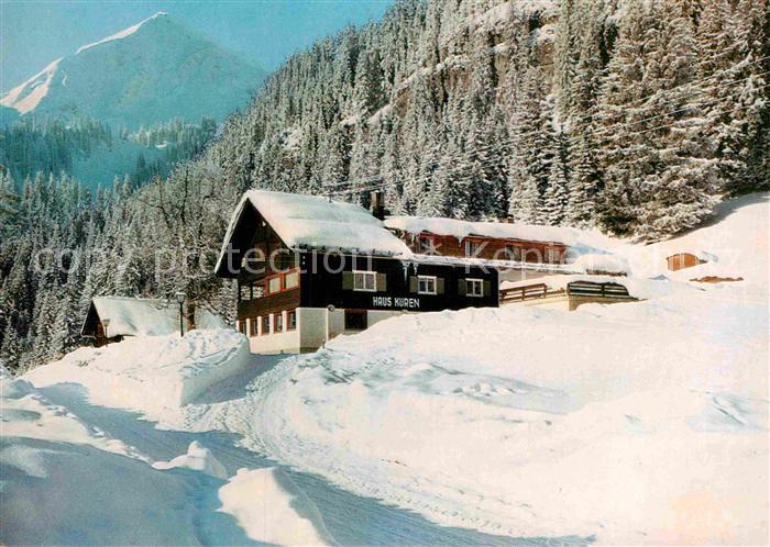 Hirschegg Kleinwalsertal Vorarlberg Waeldele Gaestehaus Kueren