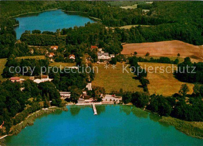 Uklei Sielbeck Fliegeraufnahme Kellersee und Uklei-See