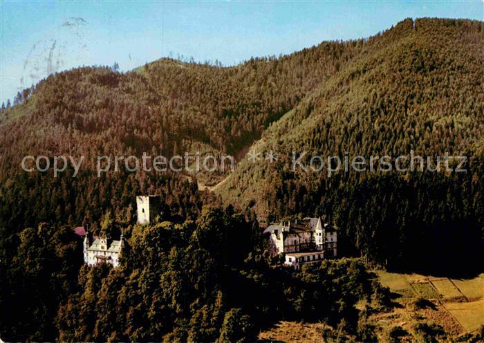 Hornberg Schwarzwald Fliegeraufnahme mit Schloss