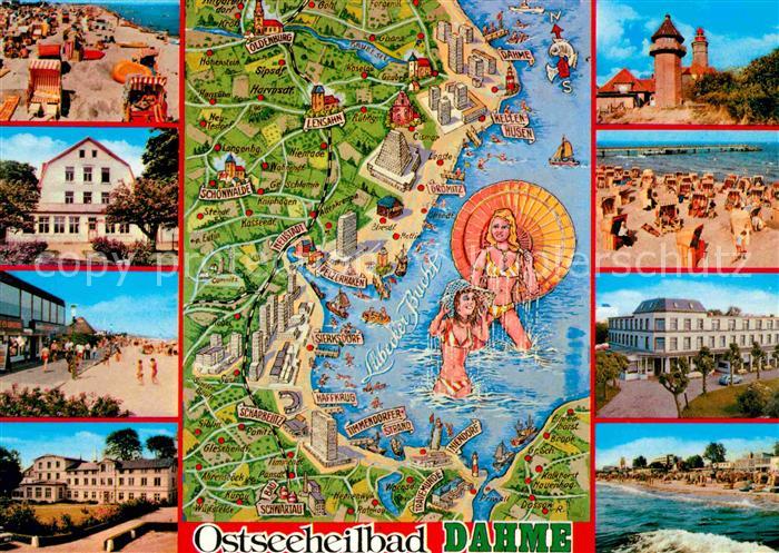 Dahme Ostseebad Lageplan Strand Leuchttuerme