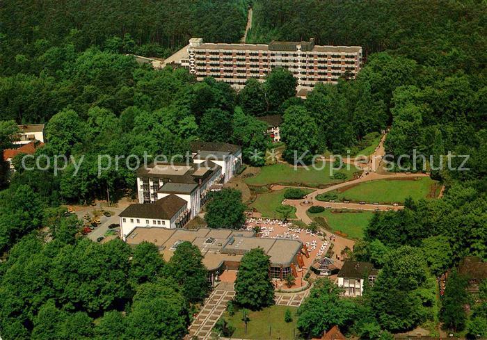 Bad Lippspringe Fliegeraufnahme Kaiser-Karls-Park und Klinik Martinus Quelle