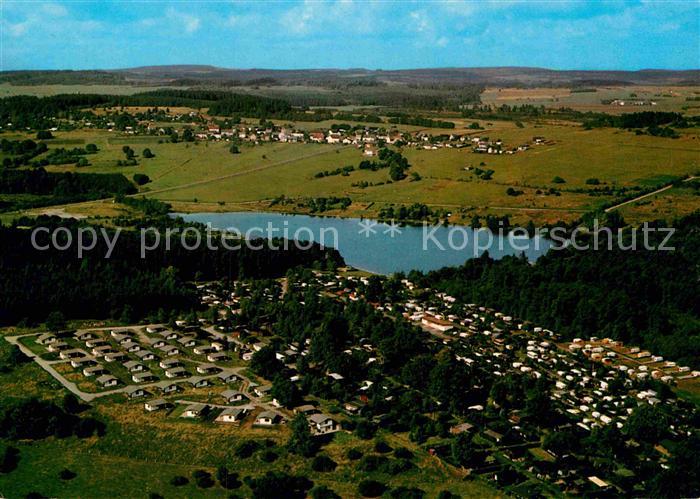 Driedorf Camping Heisterberger-Weiher Fliegeraufnahme