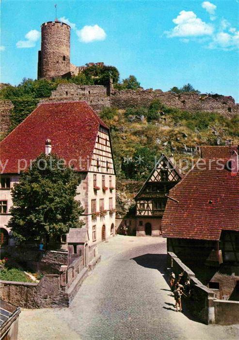 Kaysersberg Haut Rhin Vieux Quartiers mit Burgruine