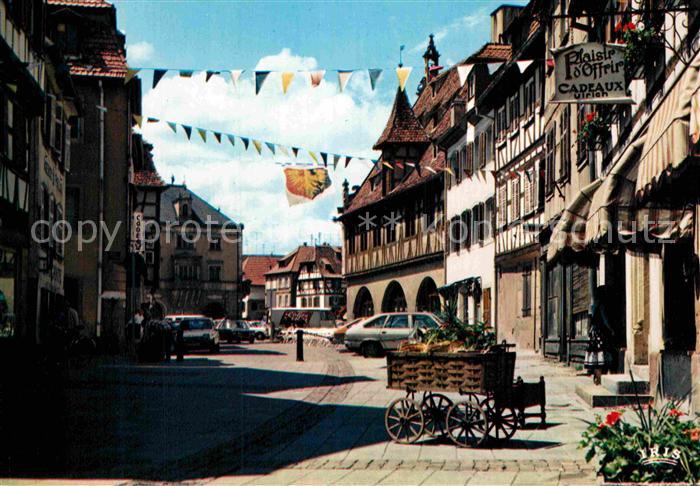 Obernai Bas Rhin Rue Pietonne